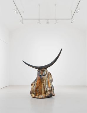 Perrotin presents new bronze sculptures and wall reliefs by Alma Allen