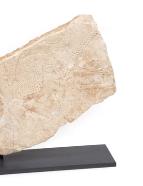 Rare Egyptian relief plaque and private collection jewels shine at Roland