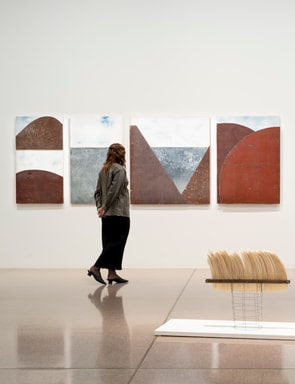Rosalie Gascoigne returns home in major National Gallery retrospective