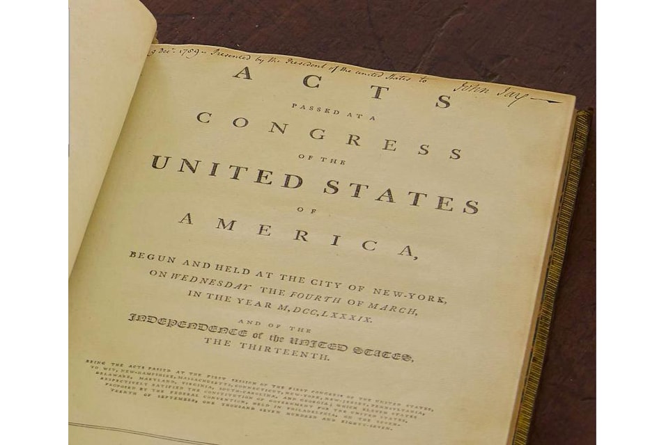 George Washington's personal gift to John Jay leads $12M Sotheby's Americana sale